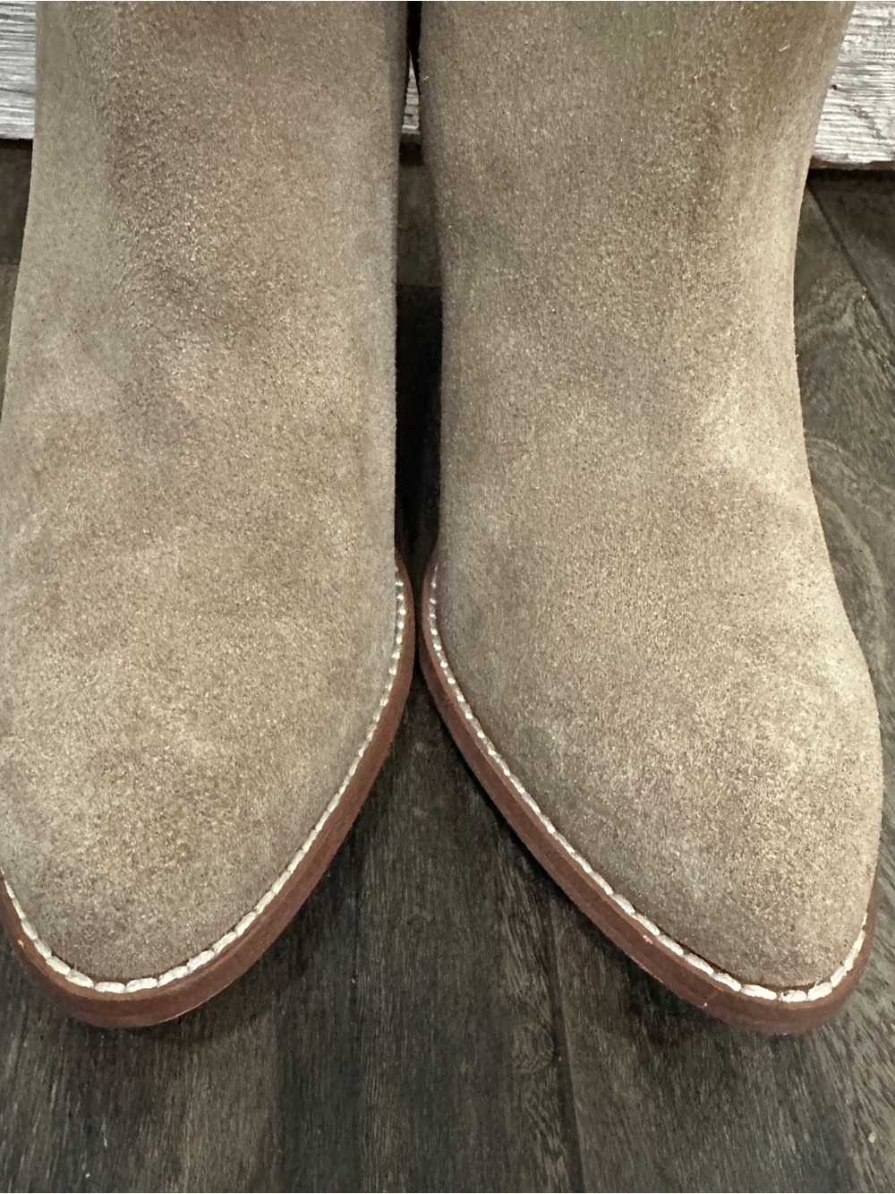 Chinese Laundry Stella Mink Suede Leather Slouchy Mid-Calf Boots - Picture 4 of 12